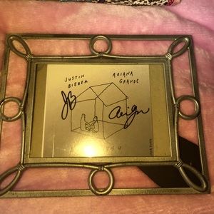 Ariana Grande & Justin Bieber Autographed CD🤩
